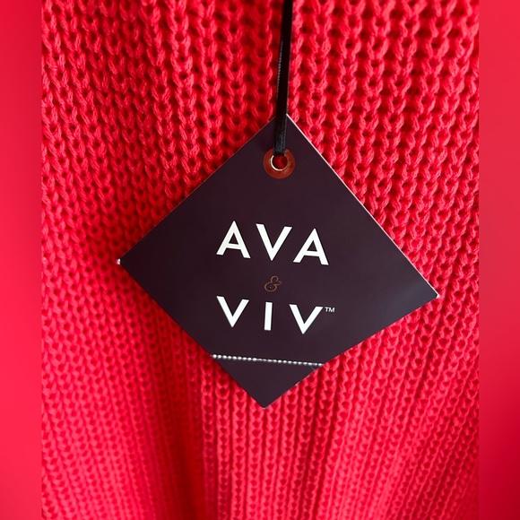 Ava & Viv sleeveless sweater SIZE 4X NWT - Picture 4 of 4